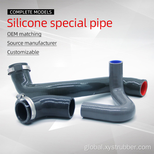 Oil Resistance Silicone Hose Blast and heat resistant Special shape silicone pipe Supplier